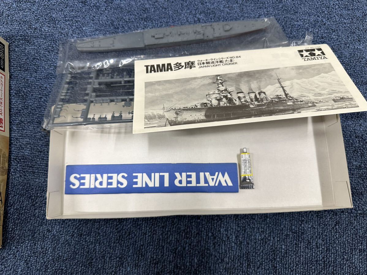 プラモデル まとめ3点 TAMIYA タミヤ 航空母艦 隼鷹 日本軽巡洋艦 多摩 FUJIMI AH-1W スーパーコブラ 未組立の画像10