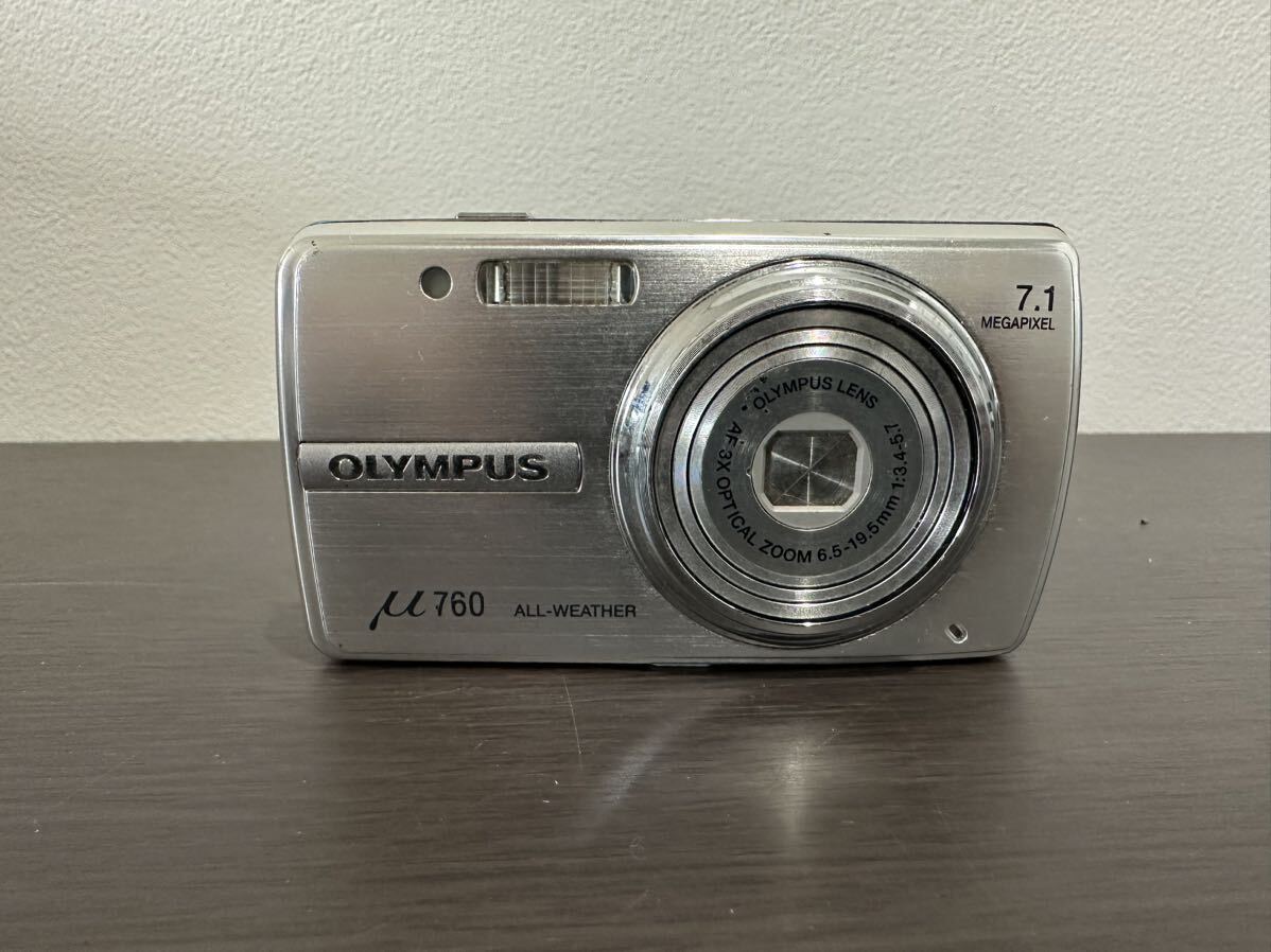 OLYMPUS μ760 オリンパス ミュー 760 コンパクトデジタルカメラ デジカメ バッテリーなし 付属品なし 動作未確認_画像1