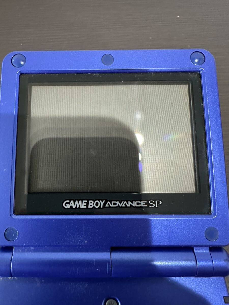 ゲームボーイアドバンスSP GBA Nintendo GAMEBOY ADVANCE ブルー AGS-001 ゲームボーイアドバンス SP 通電確認不可 本体のみ 充電器なしの画像3