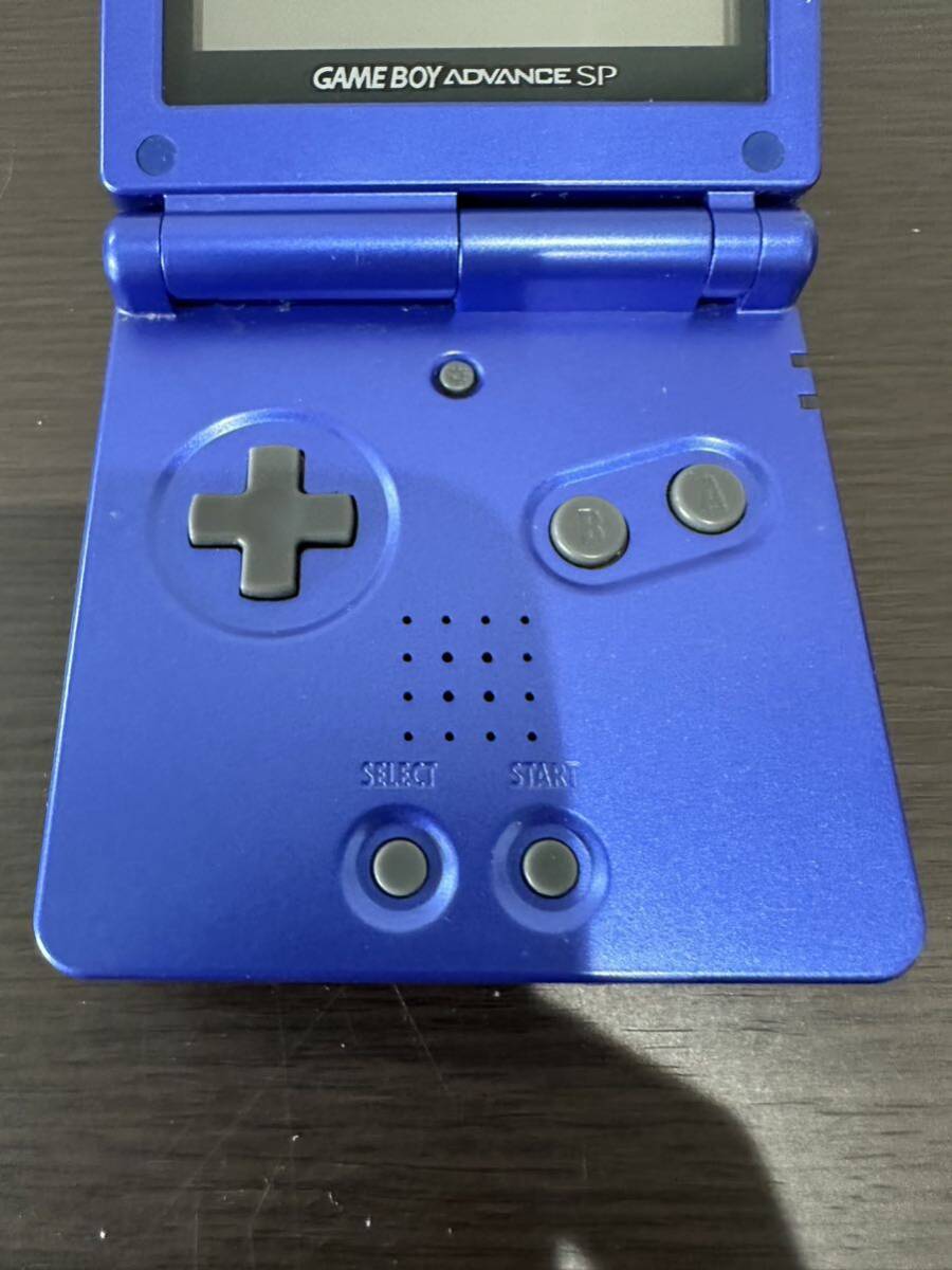 ゲームボーイアドバンスSP GBA Nintendo GAMEBOY ADVANCE ブルー AGS-001 ゲームボーイアドバンス SP 通電確認不可 本体のみ 充電器なしの画像4