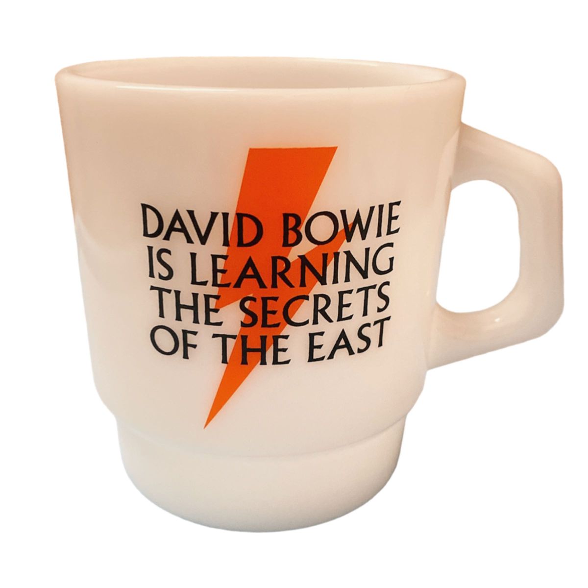 【未使用品】David Bowie ファイヤーキング　スタッキングマグ　白　デヴィッドボウイ