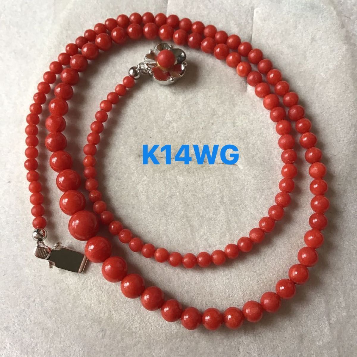 50%OFF 赤珊瑚ネックレス サンゴ 天然 本珊瑚 k14WG く8|Yahoo!フリマ コーラル、サンゴ