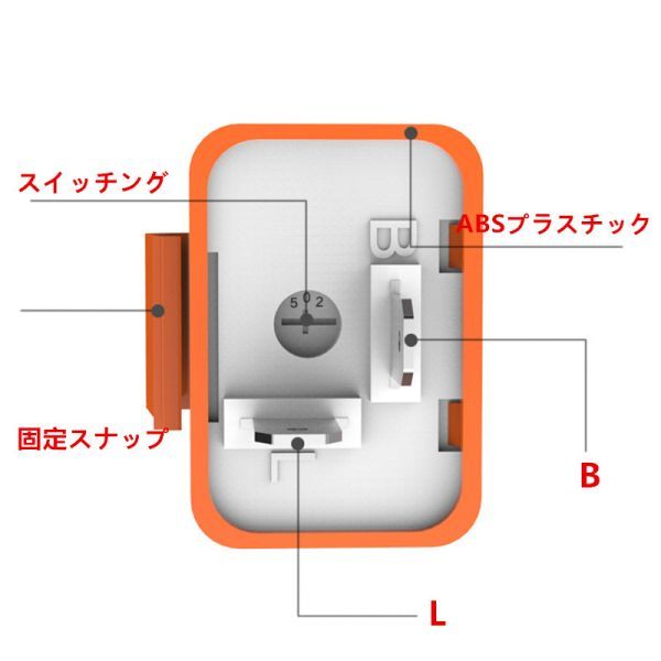 12V バイク LED ウィンカー リレー ハイフラ 防止 2ピン スピード調整 汎用 オートバイ ホンダ ヤマハ スズキ カワサキ N525の画像5