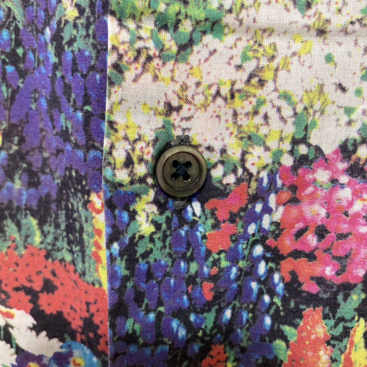 ポールスミス PaulSmith 花柄シャツ フラワープリント リバティ Lサイズ 長袖シャツの画像5