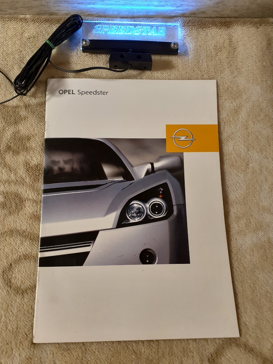 OPEL Opel Speedster Speedster catalog extra attaching postage 520 jpy ~