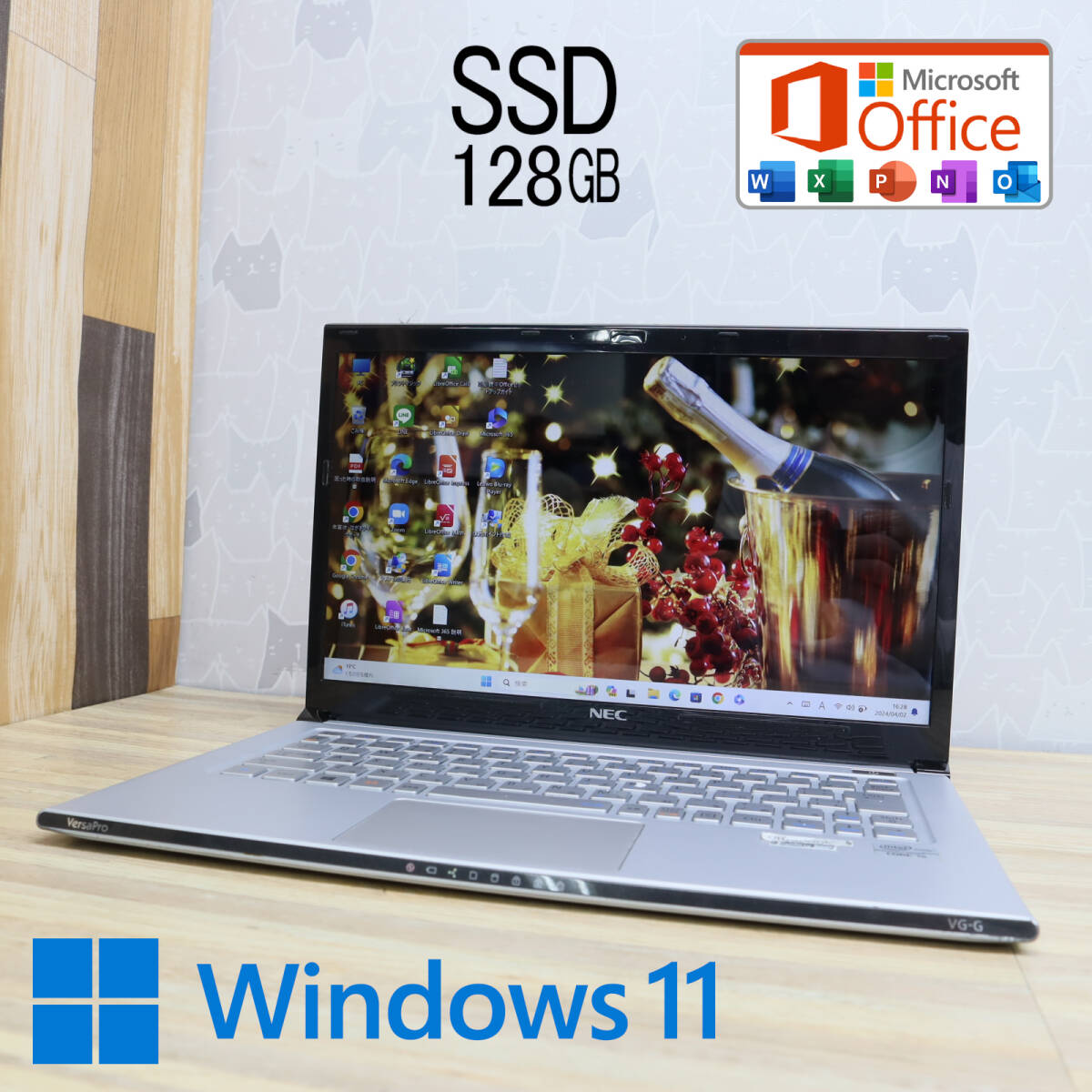 ★中古PC 高性能3世代i5!SSD128GB★VK18T Core i5-3337U Win11 MS Office 中古品 ノートPC★P69983