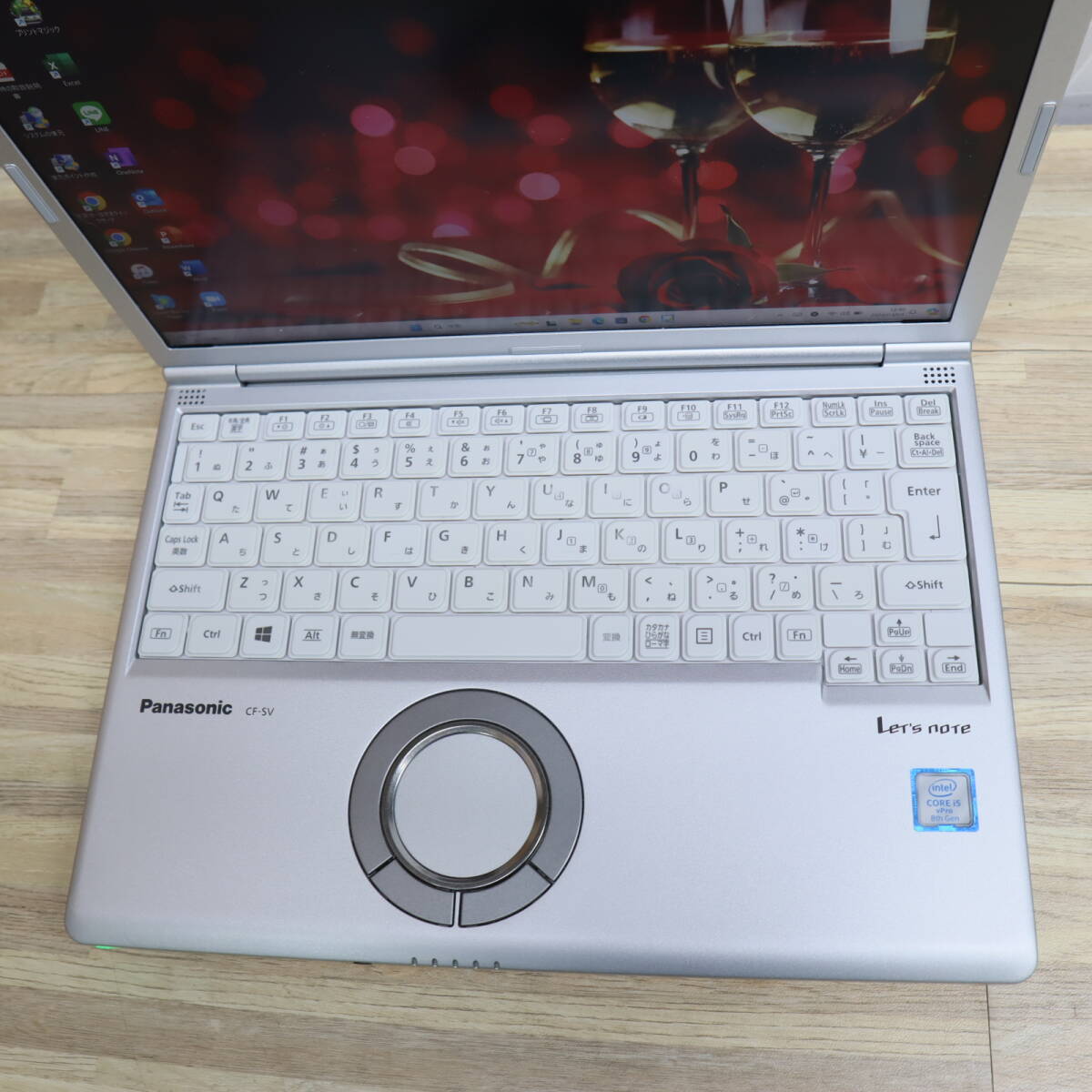 ★中古PC 高性能8世代4コアi5！SSD256GB メモリ8GB★CF-SV7 Core i5-8350U Webカメラ Win11 MS Office2019 Home&Business★P69108_画像4