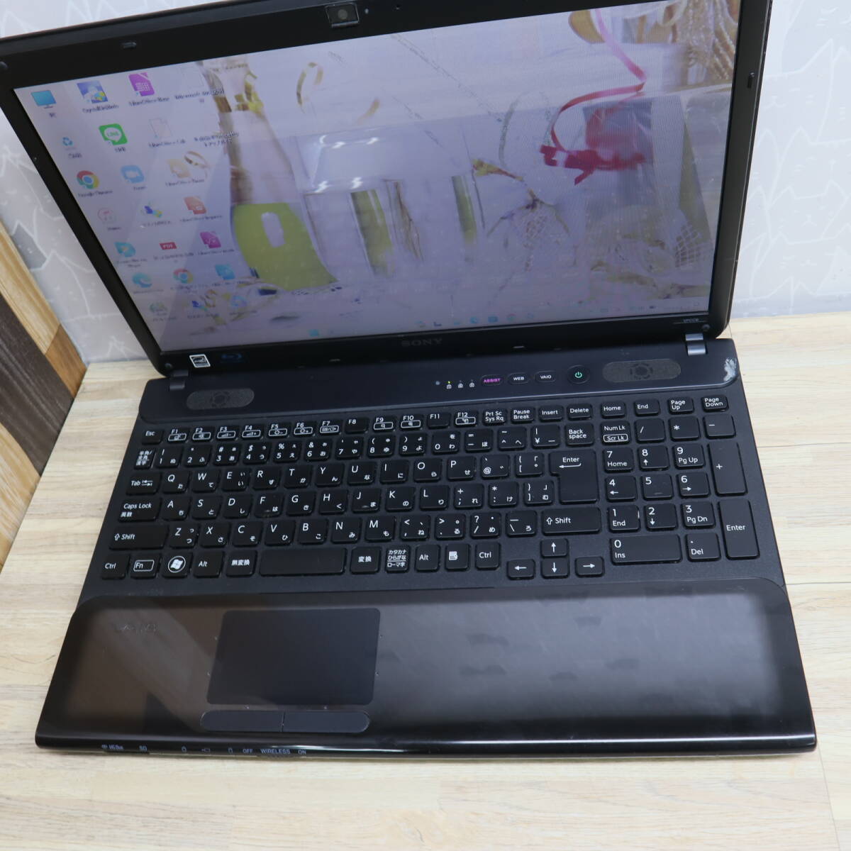 ★中古PC 最上級4コアi7！新品SSD256GB メモリ8GB★VPCCB48FJ Core i7-2670QM Webカメラ Win11 MS Office 中古品 ノートPC★P70452の画像5