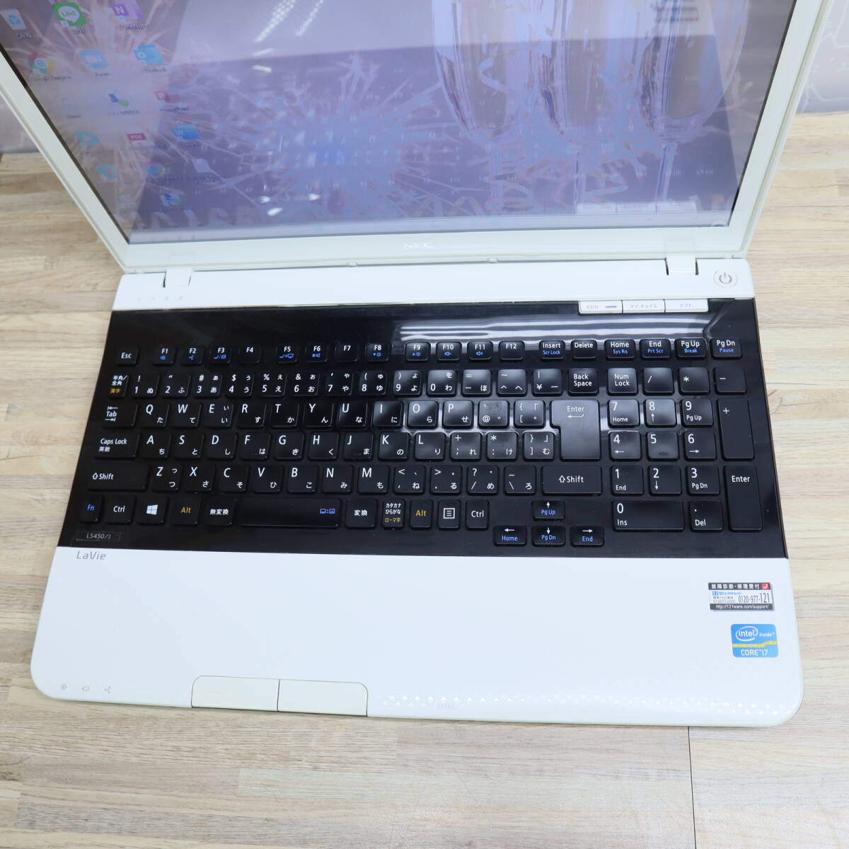 ★中古PC 最上級4コアi7！新品SSD512GB メモリ16GB★LS550/J Core i7-3632QM Webカメラ Win11 MS Office2019 Home&Business★P69079_画像5