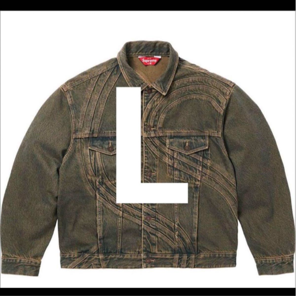 Supreme S Logo Denim Trucker Jacket