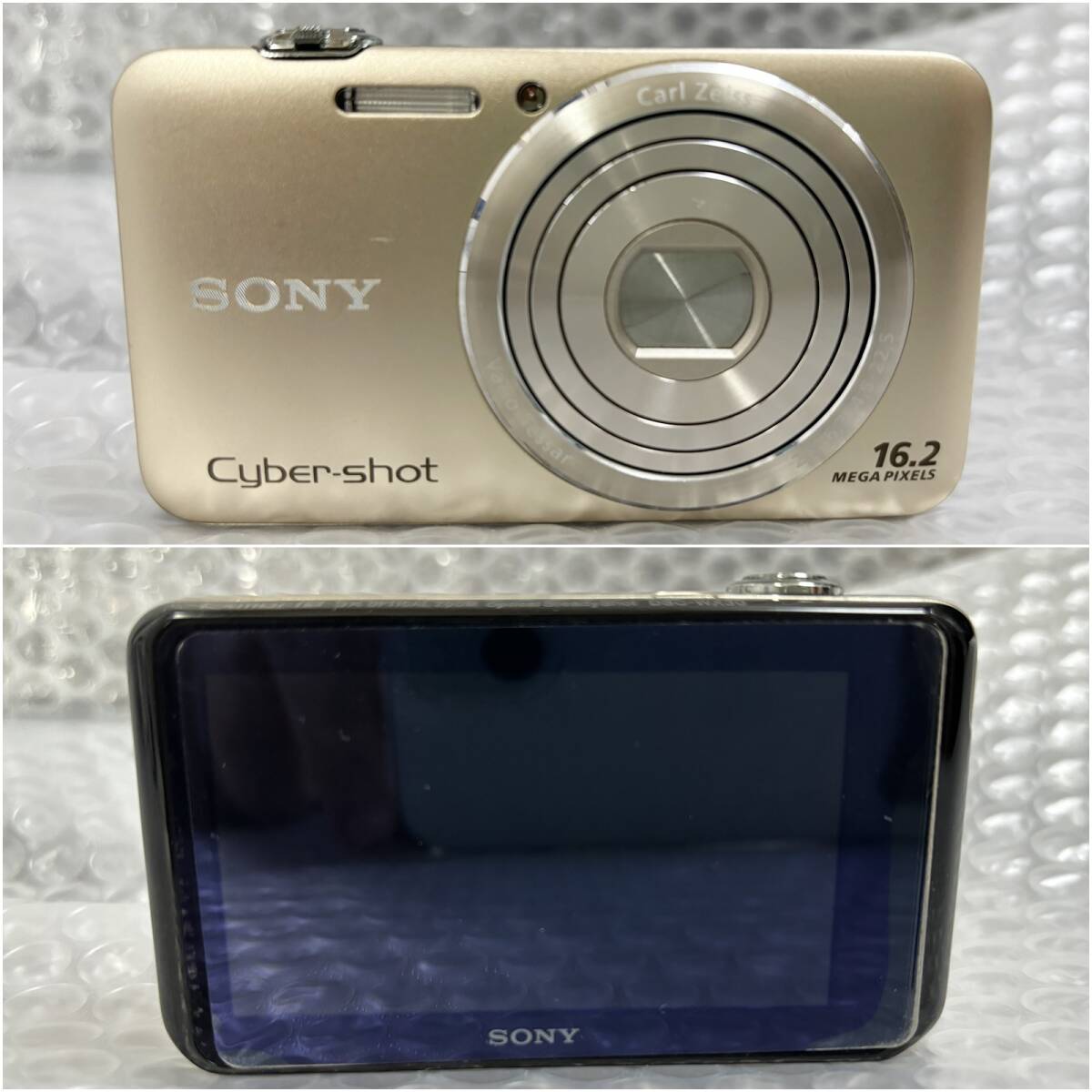 ★ SONY Cyber-shot DSC-WX30 (N) Gold / 付属品全有+バッテリーパック・デュオ1GB付 / サイバーショット 1620万画素 / 中古動作品_画像3