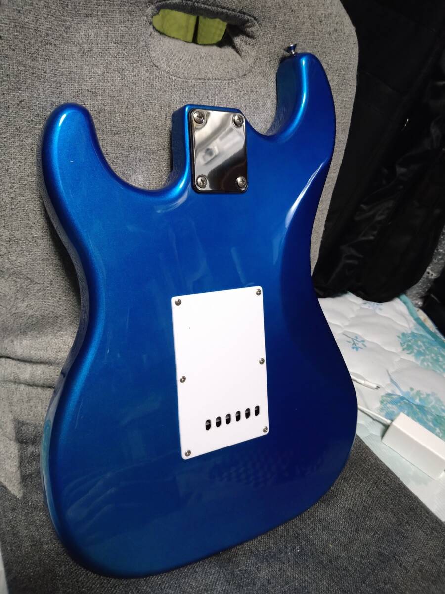 ①-14 новый товар. подобный S*S*H модель! образец для * Fender Stratocaster для корпус чистый металлик * голубой!