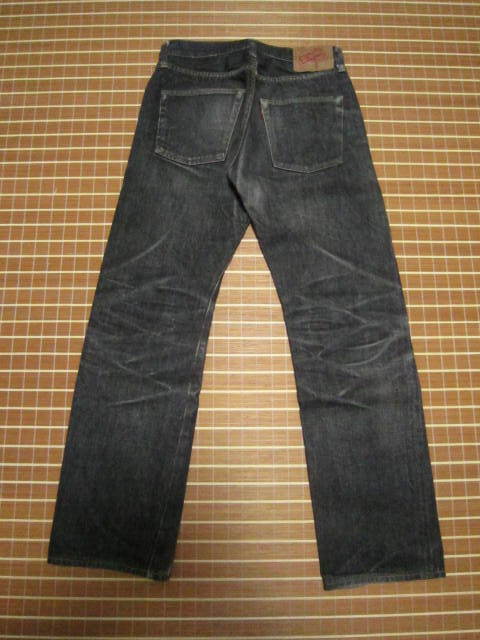 AB10★Denime（ドゥニーム）★オリゾンティ期・旧ドゥニームセルビッジブラックデニムパンツ/w29/日本製_画像2