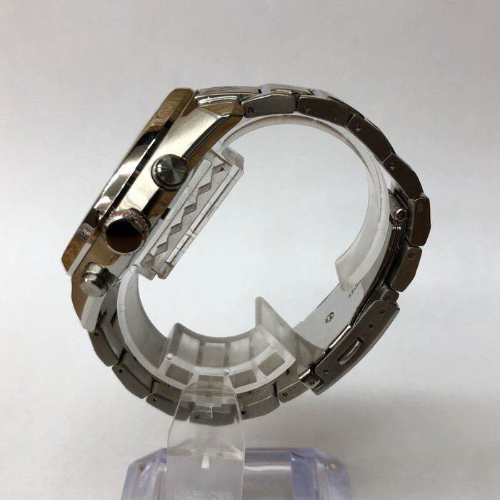美品CITIZEN メンズ腕時計 ソーラー エコドライブ SS クロノグラフ シルバー文字盤 CA0360-58A [jgg]_画像3