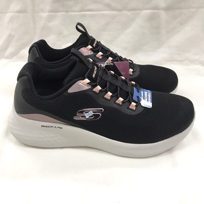  unused SKECHERS sneakers sketch light Pro Gris ma-mi- black pink 25cm 150041 [jgg]