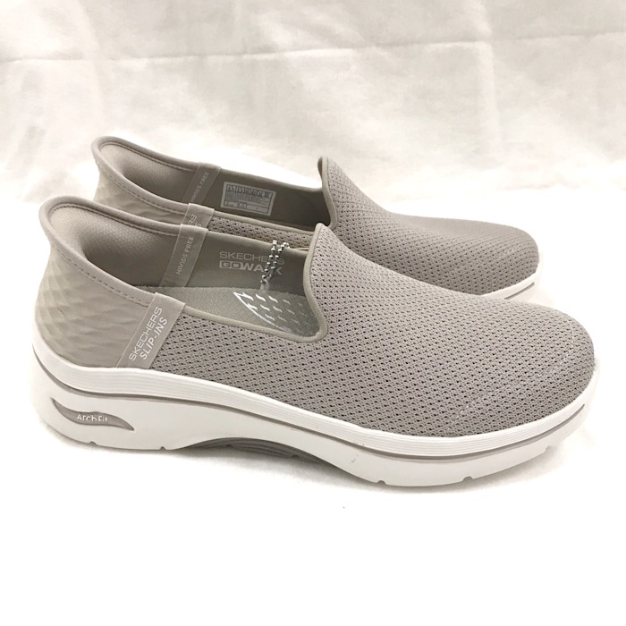  unused SKECHERS sneakers slip in zgo- walk arch Fit 2.0tela-la beige 23.5cm 125315 [jgg]