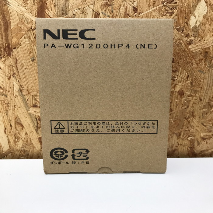 未使用NEC 無線LANルーター PA-WG1200HP4 ブラック [jgg]_画像1