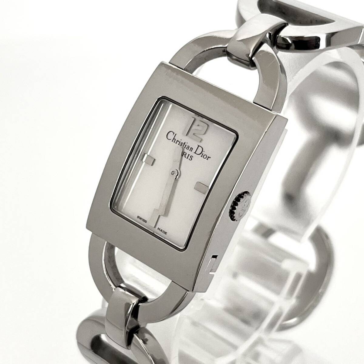 【稼働】クリスチャンディオール Christian Dior レディース 腕時計 磨き済み 電池新品 箱あり シェル文字盤 s1685 【稼働】クリスチャンディオール Christian Dior レディース 腕時計 磨き済み 電池新品 箱あり シェル文字盤 s1685