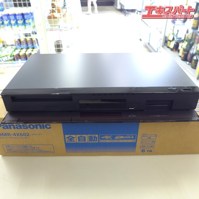 未使用 Panasonic パナソニック 4K ディーガ 6TB ブルーレイレコーダー 2024年製 DMR-4X602 公田店