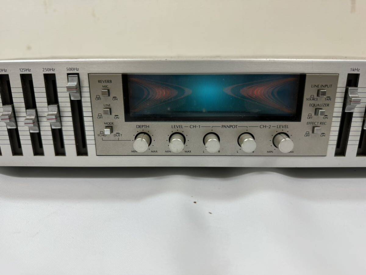 SANSUI Sansui graphic equalizer RG-7 electrification OK junk 