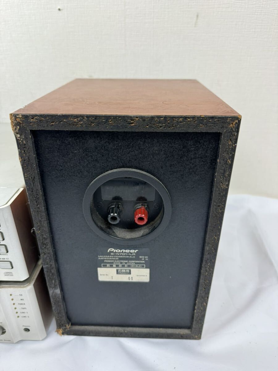 Pioneer パイオニア コンポ S-N701-LR ステレオCDチューナー・アンプ/ CD PD-N901・A-N701 通電未確認 ジャンクの画像5