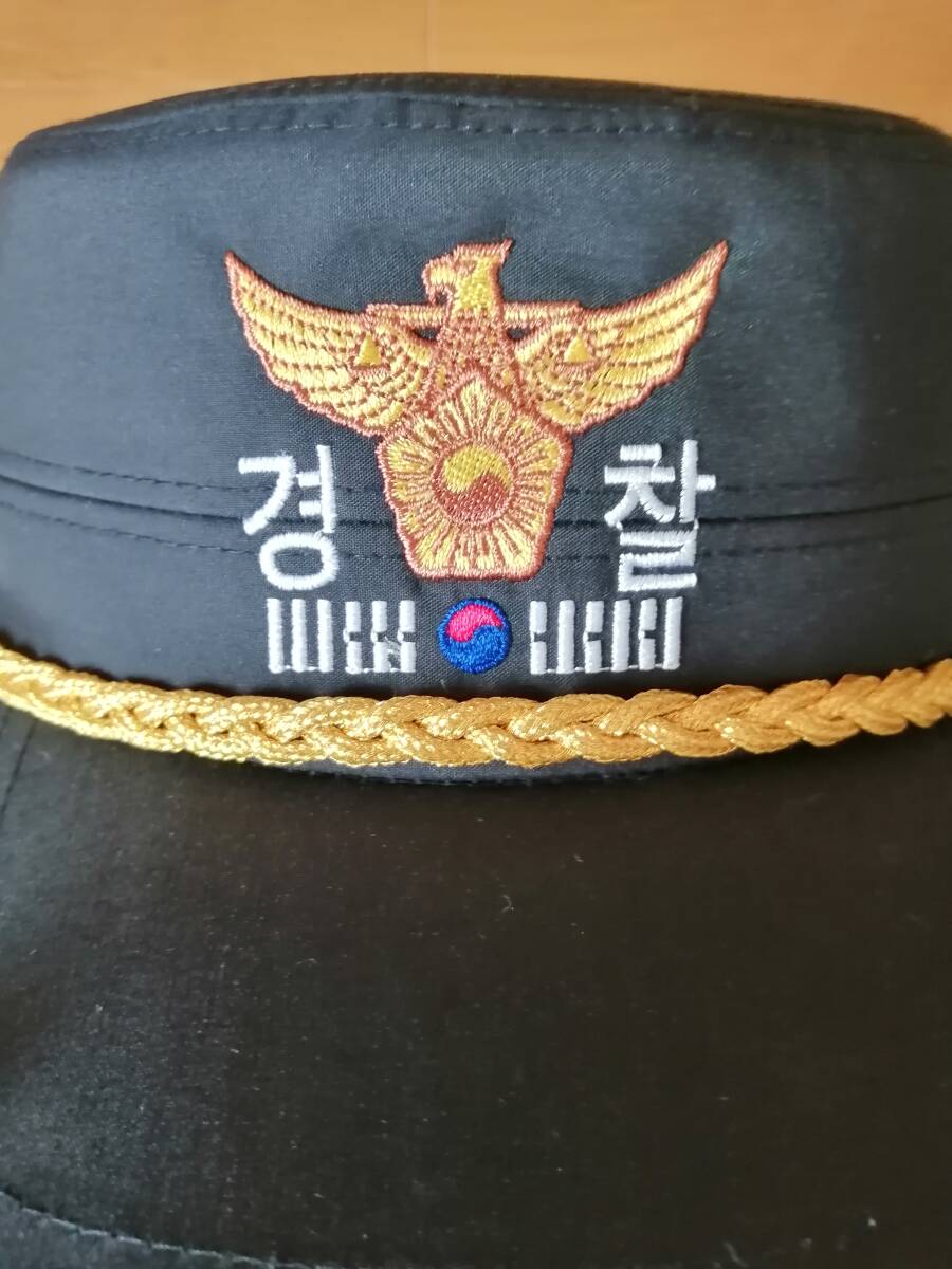  Korea police reality for police . hat 58cm size adjustment possibility 