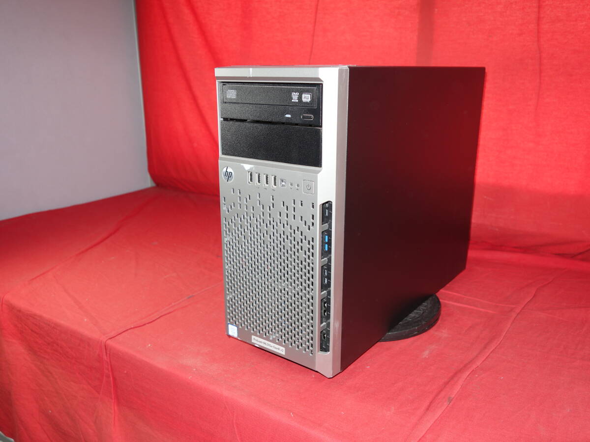 HP ProLiant ML310 Gen8 v2 【Xeon E3-1220V3】 【BIOS確認済】 メモリ8GB/HDD450GBx2/OSなし 中古 タワー型サーバ 【10日間保証】の画像1