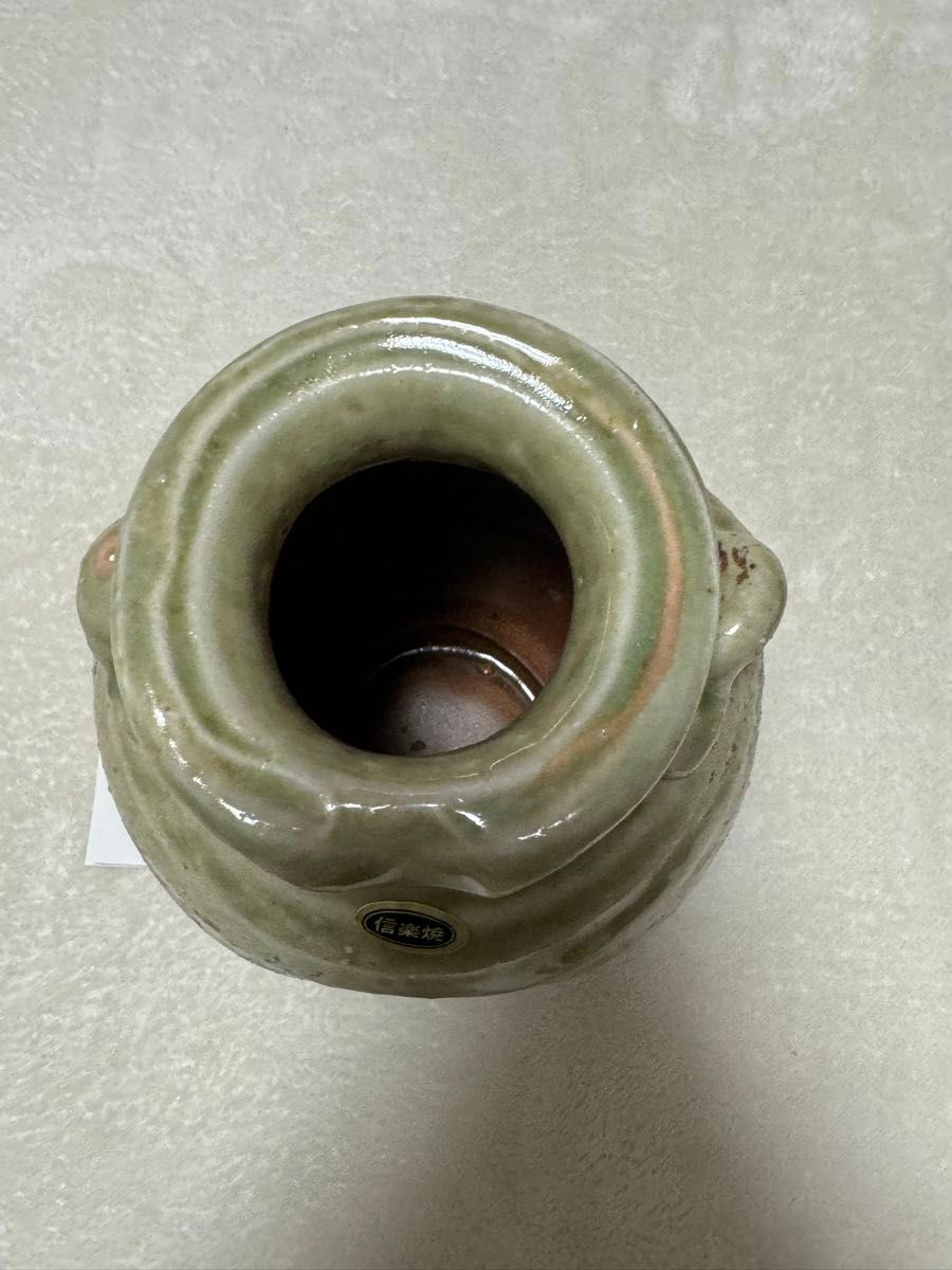 【最終値下げ】新品未使用　 信楽焼 花器 花瓶 花入　陶器