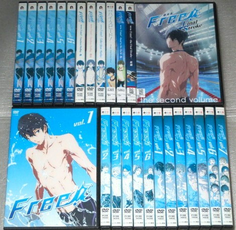 【即決DVD】Free! フリー 1期&2期&3期&特別版&劇場版 全26巻セット 島崎信長 鈴木達央 宮野真守 代永翼 平川大輔 京都アニメーション
