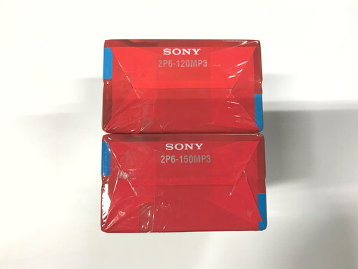 FUZ [ unused goods ] SONY Sony 8mm video cassette tape 2P6-120MP3 2P6-150MP3 2 point set (096-240412-YS-1-FUZ)