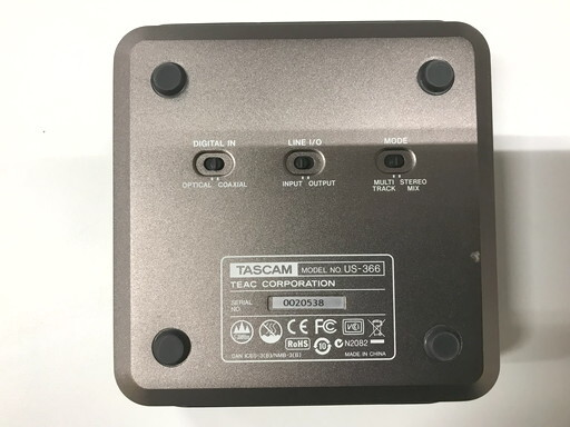 FUZ [ present condition delivery goods ] TASCAM Tascam audio interface US-366 (096-240423-YS-3-FUZ)