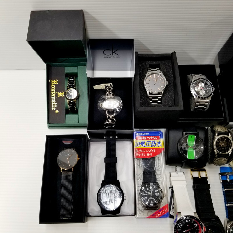 IZU 【ジャンク品】 腕時計 時計 まとめ売り EMPORIO ARMANI/adidas/NIXONほか 〈197-240420-AY-01-IZU〉の画像2