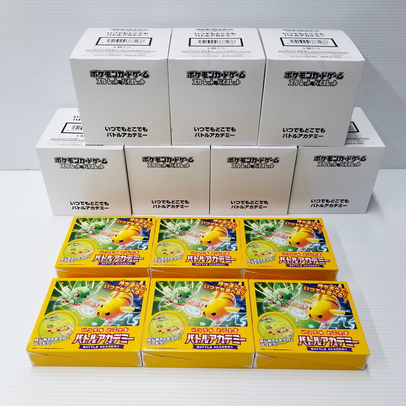 IZU 【中古】 ポケモンカードゲーム スカーレット＆バイオレット いつでもどこでも バトルアカデミー BOX 未開封 〈080-240420-AY-05-IZU〉_画像1