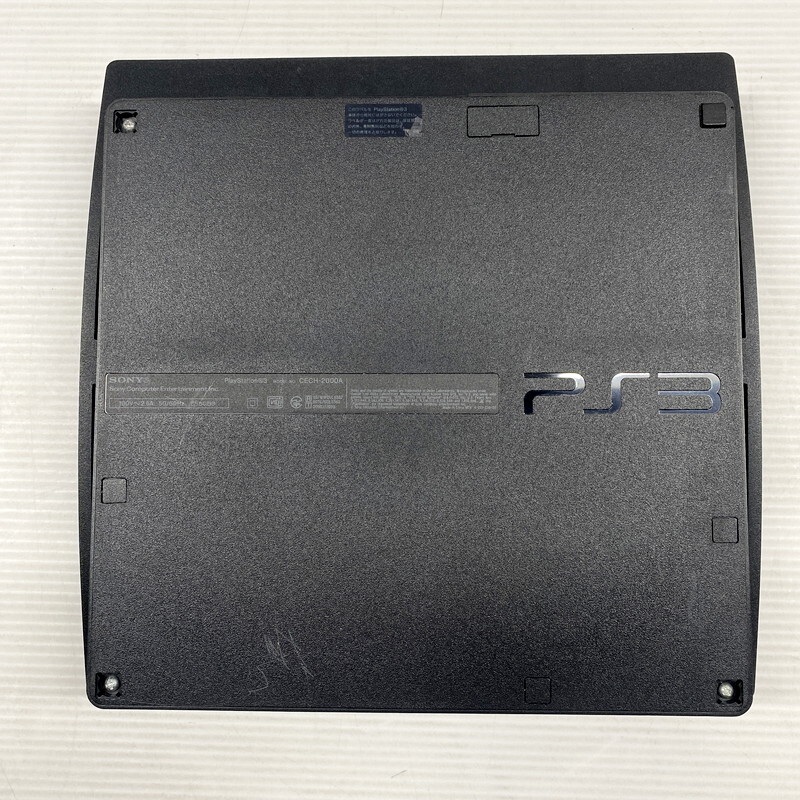 IZU 【現状渡し品】 SONY Playstation3 PS3 CECH-2000A 120GB チャコールブラック 本体のみ 〈023-240429-MA-05-IZU〉_画像2