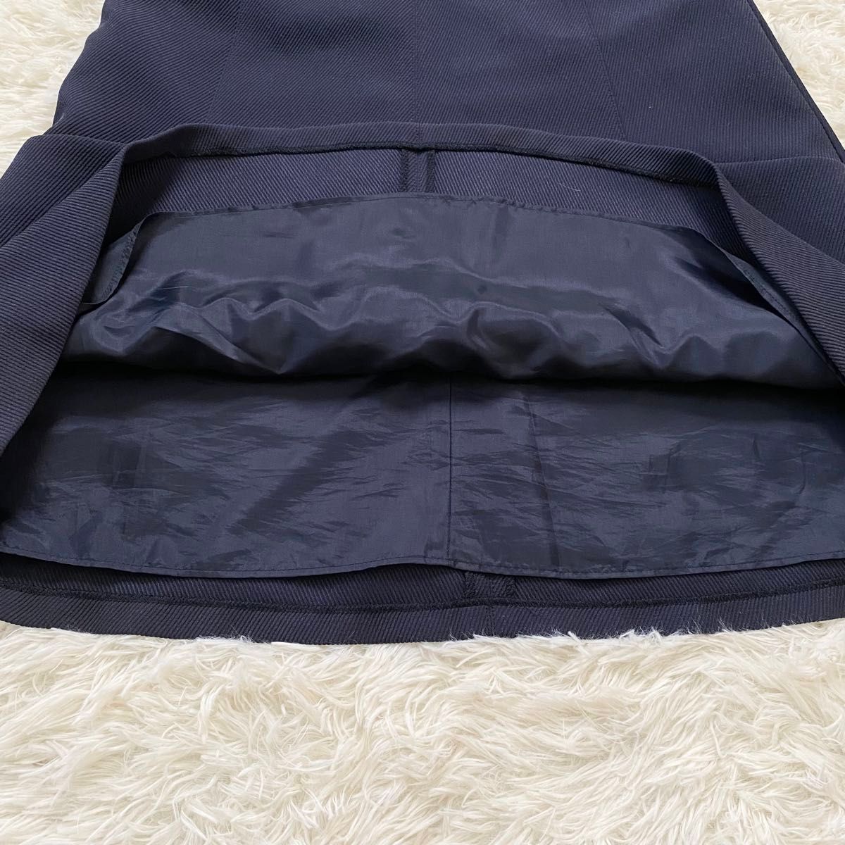【IENA】ジャンパースカート ワンピース ネイビー Mサイズ 日本製