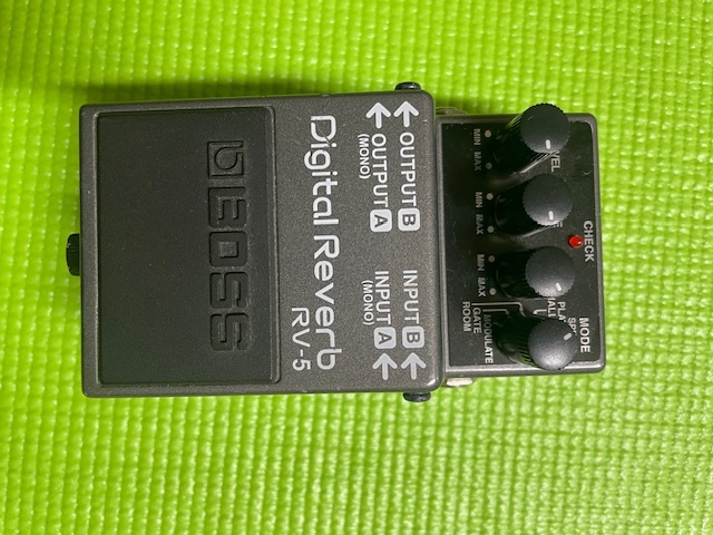 BOSS デジタルリバーブ RV-5 中古 Yahoo!オークション - BOSS RV-5 デジタルリバーブ