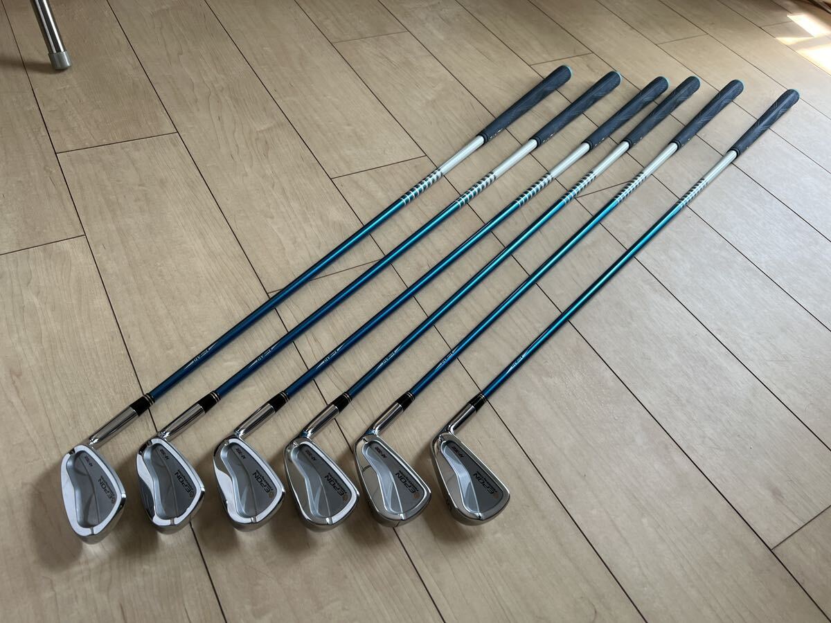 希少な状態良好美品 EPON エポン AF-302 #5-PW 6本セット グラファイトデザイン ツアーAD AD-95 フレックス Sの画像7