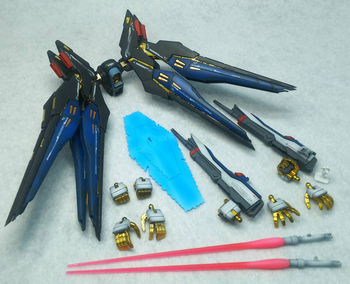 RG 1/144 ストライクフリーダムガンダム塗装済み完成品!!の画像8