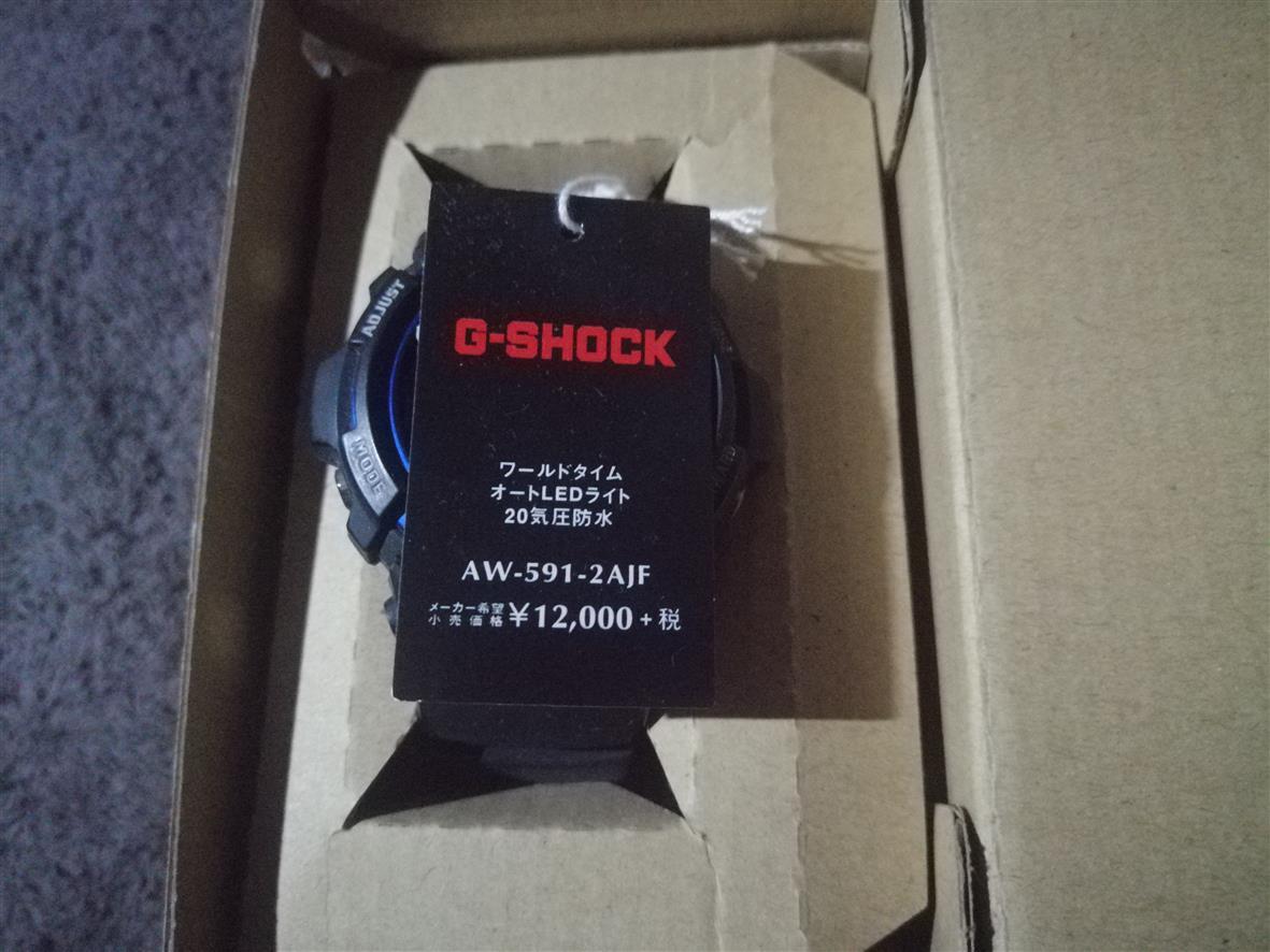 CASIO G-SHOCK　カシオ 腕時計 ジーショック 国内正規品 AW-591-2AJF メンズ ブラック AW-591-2AJF_画像2