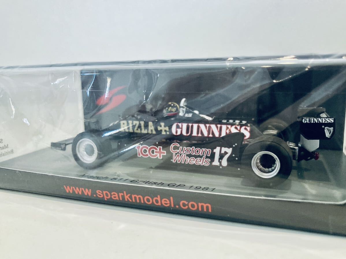 【送料無料】1/43 Spark March マーチ 811 #17 D.デイリー British GP 1981_画像2