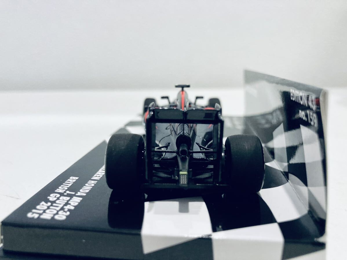 【送料無料】1/43 Minichamps Mclaren Honda マクラーレン ホンダ MP4-30 #22 J.バトン British GP 2015 Short Nose_画像10