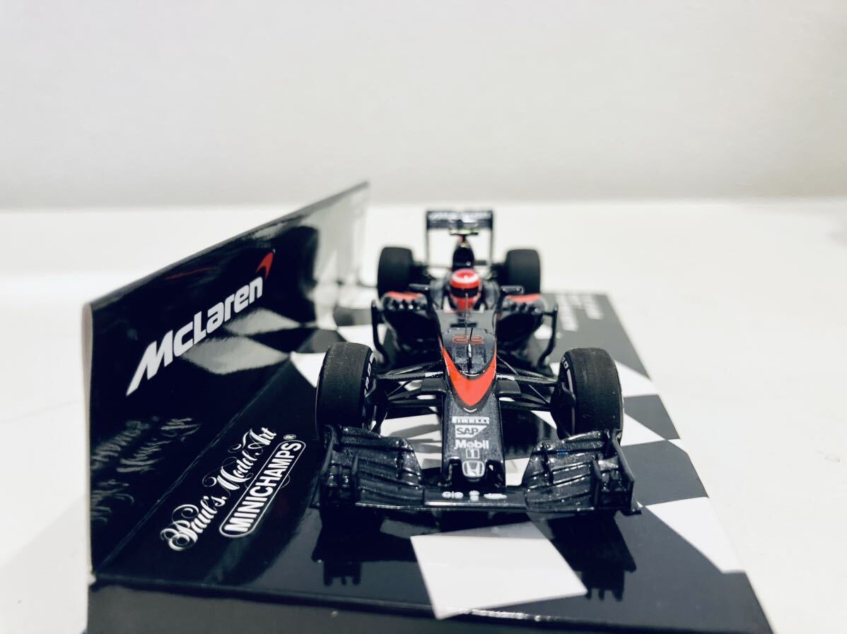 【送料無料】1/43 Minichamps Mclaren Honda マクラーレン ホンダ MP4-30 #22 J.バトン British GP 2015 Short Nose_画像8