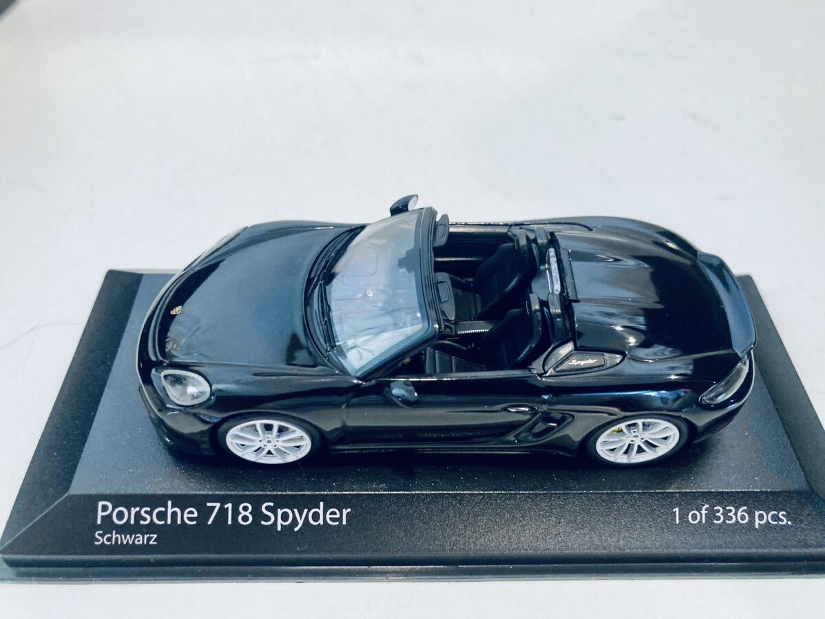 【送料無料】1/43 Minichamps ポルシェ 718 Spyder (982) 2020 Blackの画像8