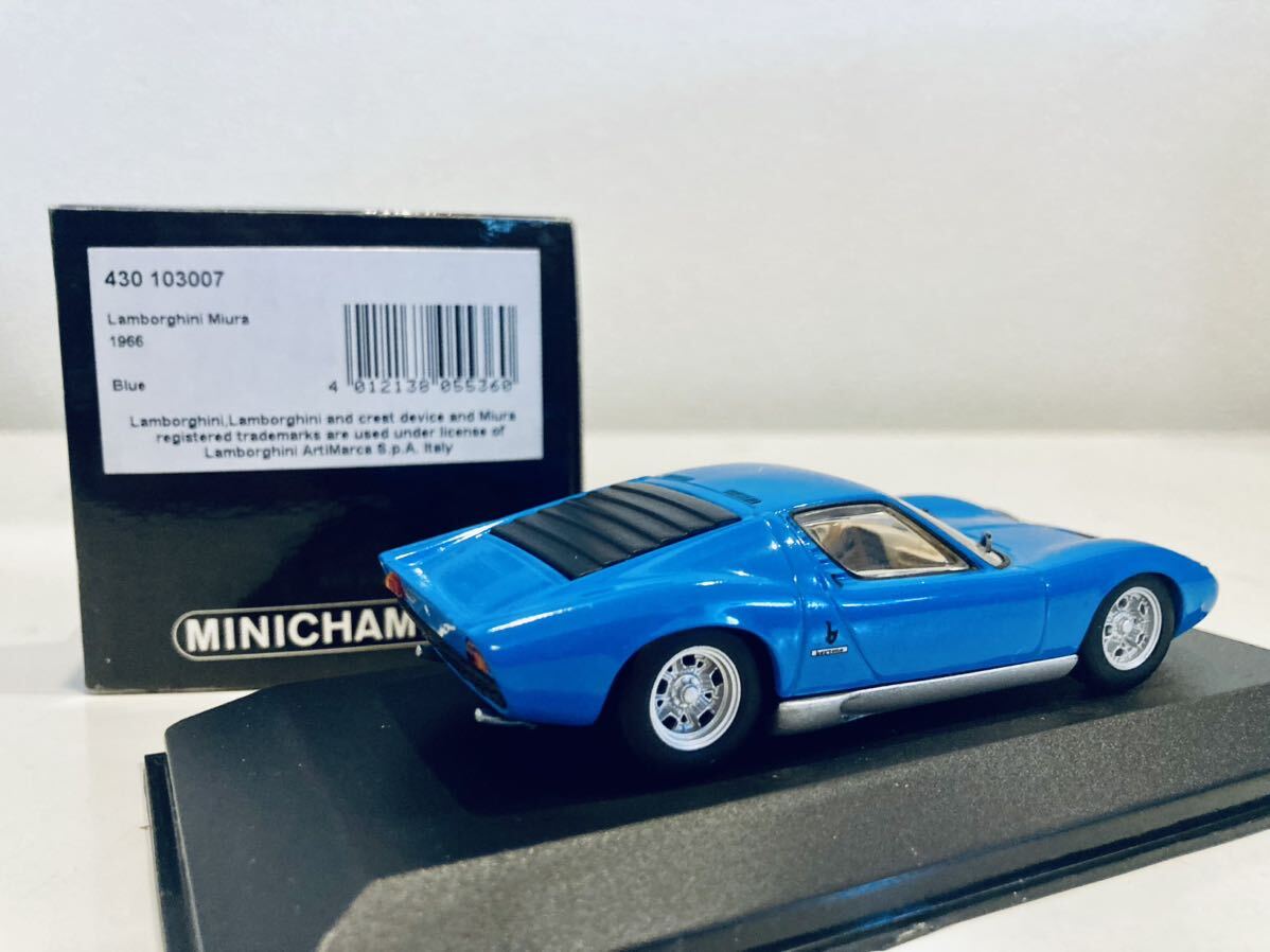 1/43 Minichamps Lamborghini Miura ランボルギーニ ミウラ 1966 Blueの画像2