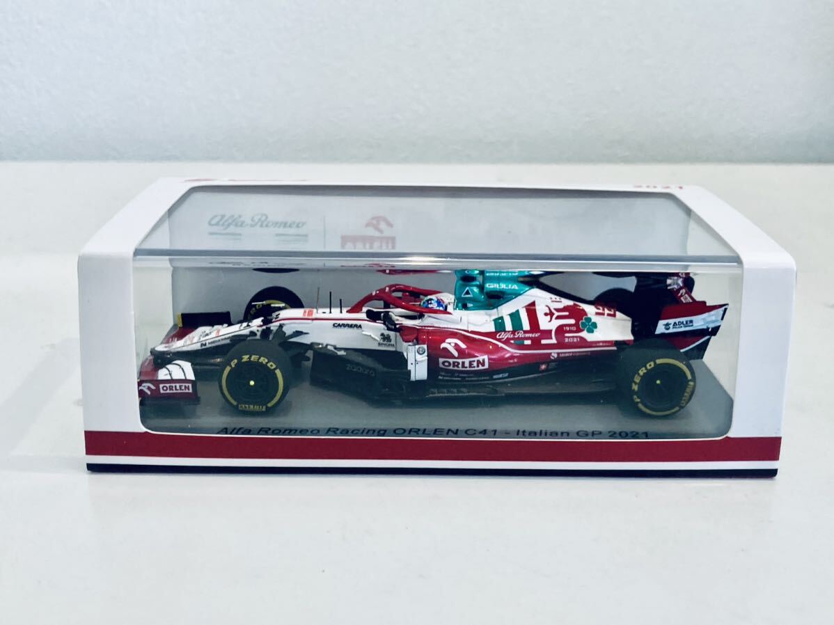 【送料無料】1/43 Spark Alfa Romeo Racing アルファロメオ　C41 #99 A.ジョビナッツィ Italian GP 2021_画像4