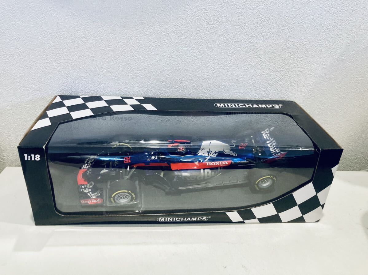 【送料無料】1/18 Minichamps Redbull Torro Rosso Honda トロロッソ ホンダ STR13 #28 B.ハートレー 2018の画像3