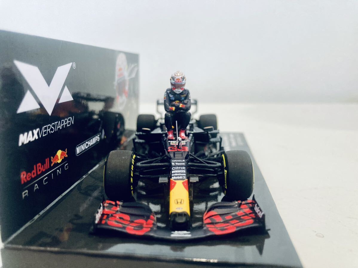 【送料無料】MVShop限定 Edition63 1/43 Minichamps Redbull レッドブル ホンダ RB16B フェルスタッペン Verstappen Winner French GP 2021_画像10