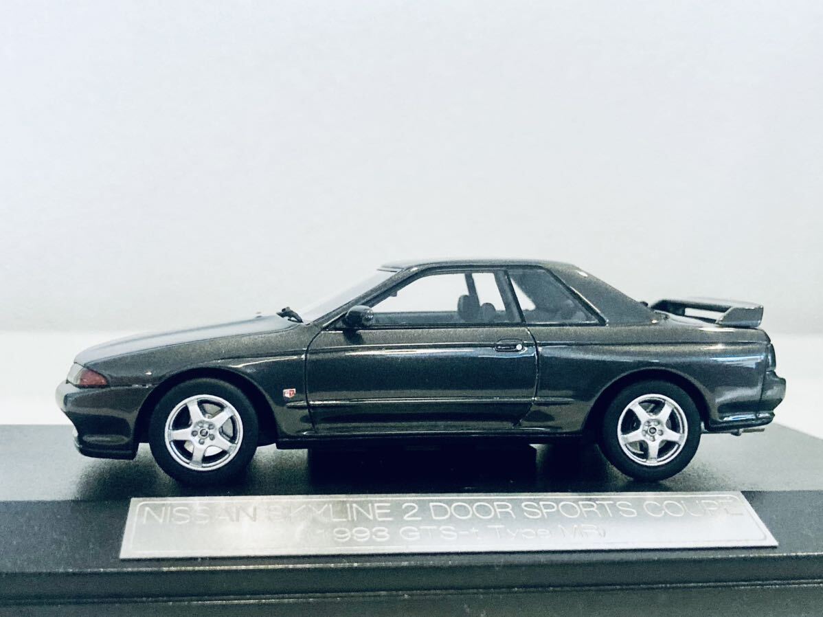 【送料無料】1/43 ハイストーリー 日産 スカイライン 2ドア クーペ GTS-t Type MR 1993 (R32) ガングレーメタリック_画像5