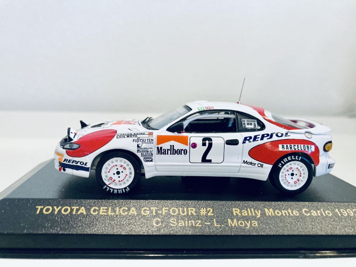 [ бесплатная доставка ]1/43 IXO Toyota Celica Toyota Celica турбо 4WD (GT-FOUR ST185) #2 C. автограф tsuRally Monte Carlo 1992 сигареты specification 