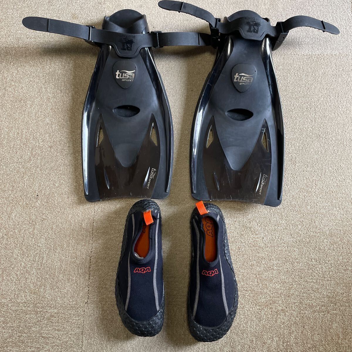 tusa sporttsusa sport UF21 snorkeling for fins [ black ] [shuno-ke ring for ] marine shoes attaching 